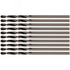 Сверла по металлу HSS черненые 2.0x49 мм (10 шт)