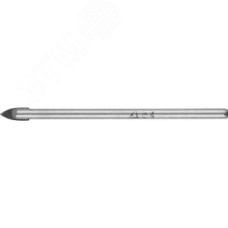 Сверло по керамике и стеклу 4 мм 2х кромка