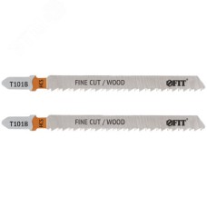 Полотна по дереву, HCS, шлифованные под свободным углом зубья, 100/74/2,5 мм (T101B), 2шт.