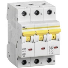 Выключатель автоматический ВА47-60M 3Р 63А 6кА С